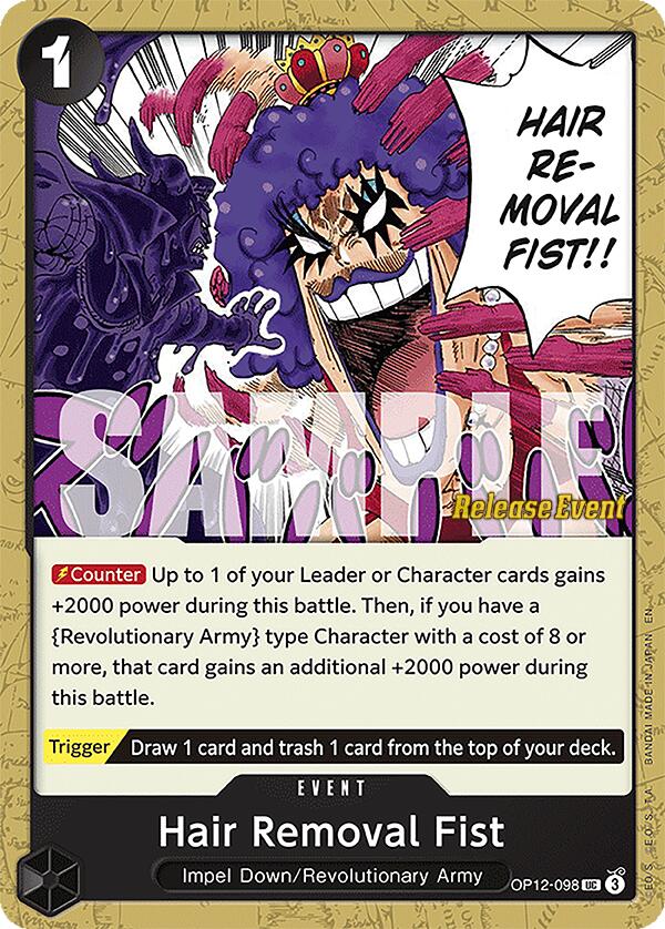 Hair Removal Fist [Legacy of the Master Release Event Cards] | Good Games Cannington