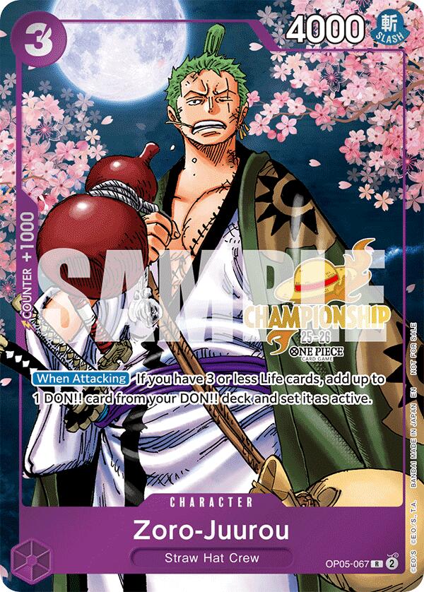 Zoro-Juurou (CS 25-26 Event Pack) [One Piece Promotion Cards] | Good Games Cannington