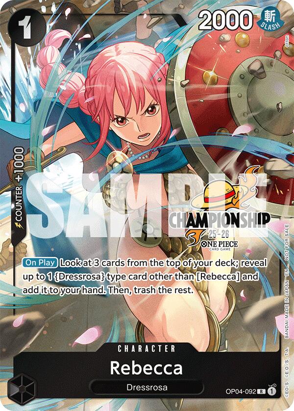 Rebecca (CS 25-26 Celebration Pack) [One Piece Promotion Cards] | Good Games Cannington