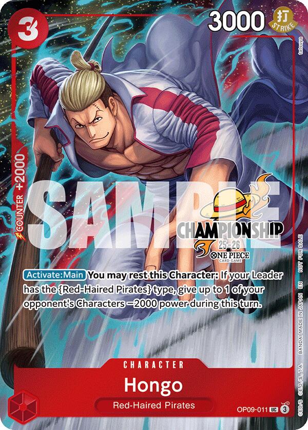 Hongo (CS 25-26 Celebration Pack) [One Piece Promotion Cards] | Good Games Cannington