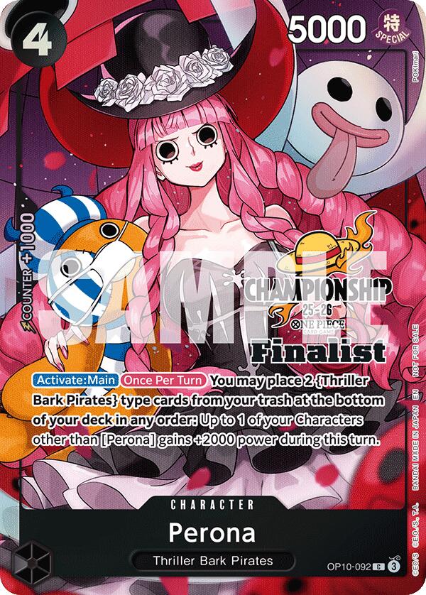 Perona (CS 25-26 Finalist Card Set 1) [One Piece Promotion Cards] | Good Games Cannington