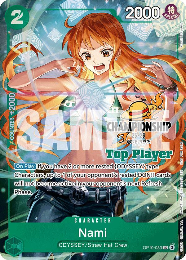 Nami (CS 25-26 Top Player Pack) [One Piece Promotion Cards] | Good Games Cannington