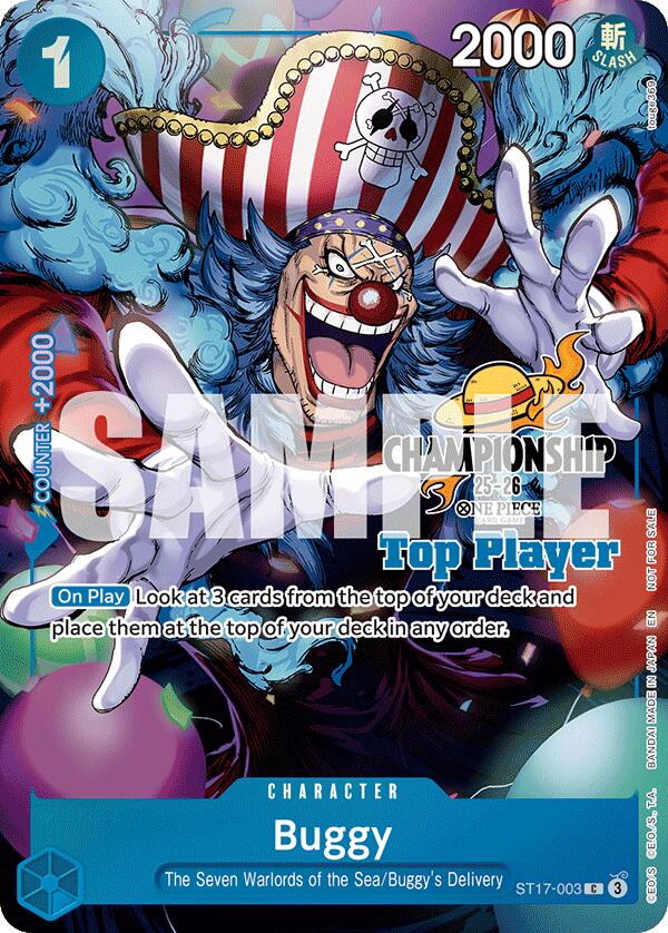 Buggy (CS 25-26 Top Player Pack) [One Piece Promotion Cards] | Good Games Cannington