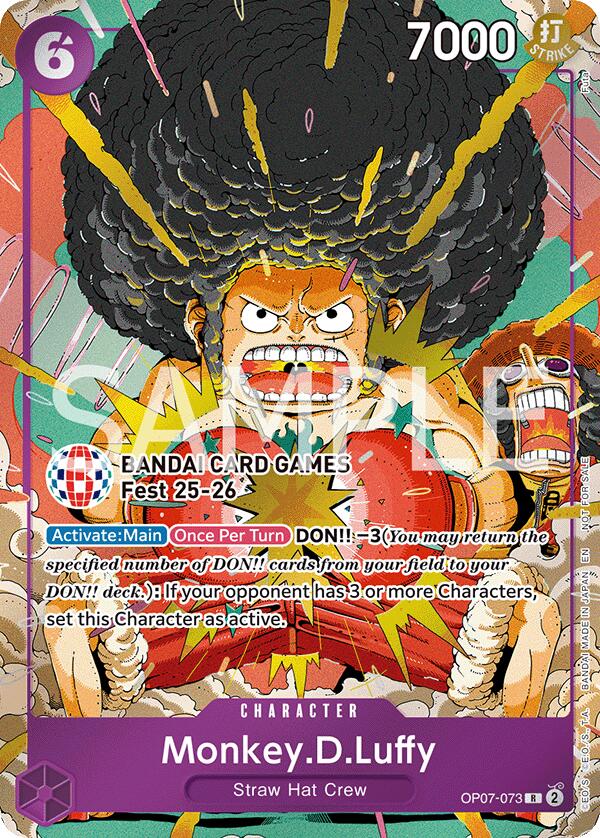 Monkey.D.Luffy (BANDAI Card Games Fest 25-26) [One Piece Promotion Cards] | Good Games Cannington