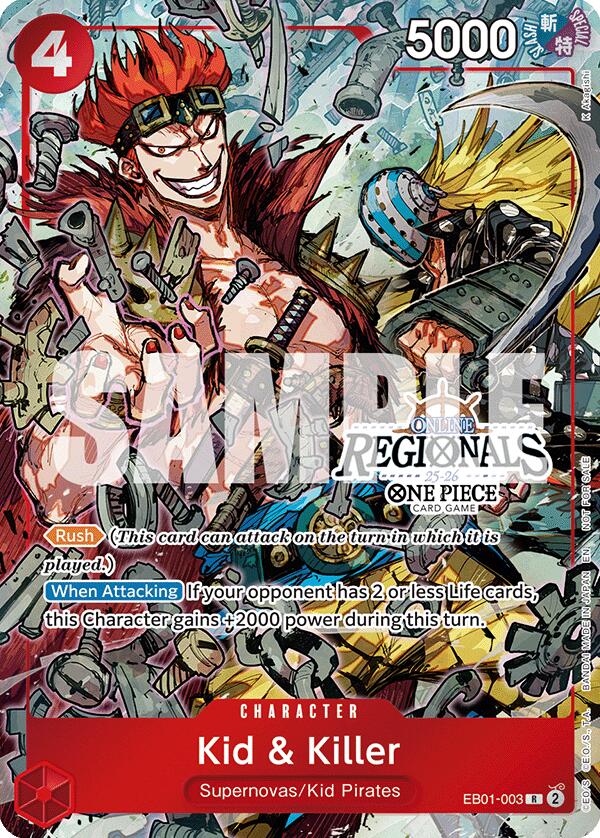 Kid & Killer (Online Regional Participation Pack 2025 Vol.2) [One Piece Promotion Cards] | Good Games Cannington