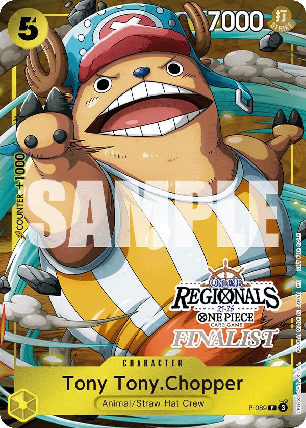 Tony Tony.Chopper (Online Regional Finalist Card Set 2025 Vol.2) [One Piece Promotion Cards] | Good Games Cannington