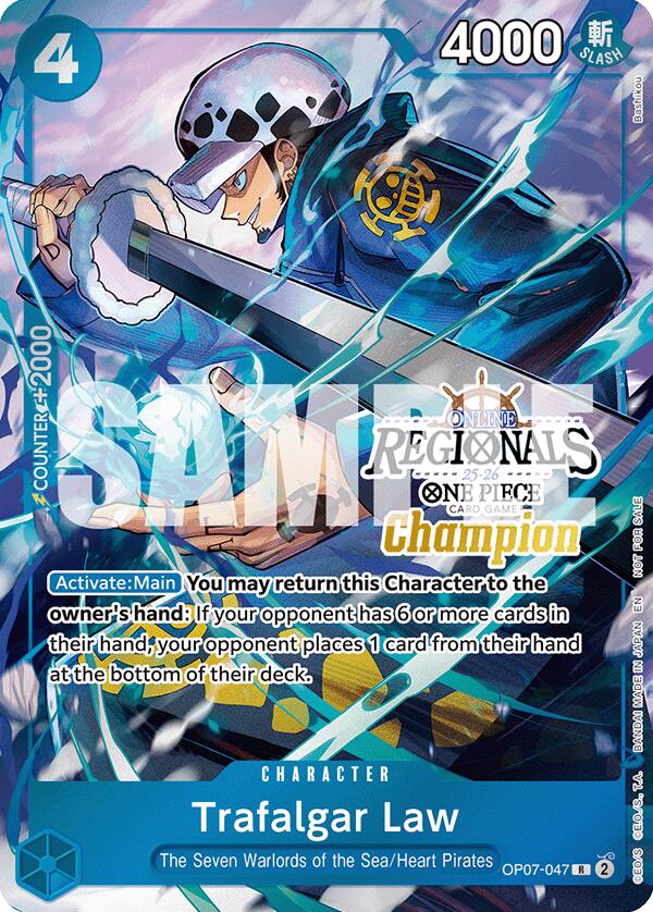 Trafalgar Law (Online Regional Champion Card Set 2025 Vol.2) [One Piece Promotion Cards] | Good Games Cannington