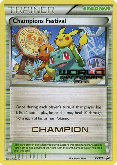 Champions Festival (XY176) (2016 Champion) [XY: Black Star Promos] | Good Games Cannington