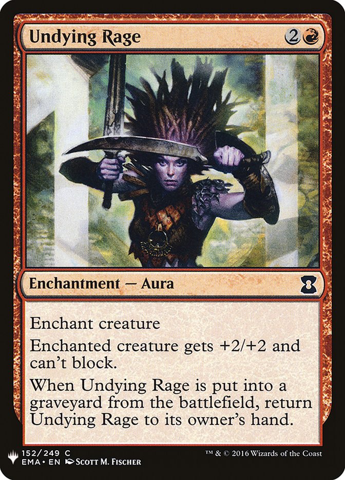 Undying Rage [Mystery Booster] | Good Games Cannington