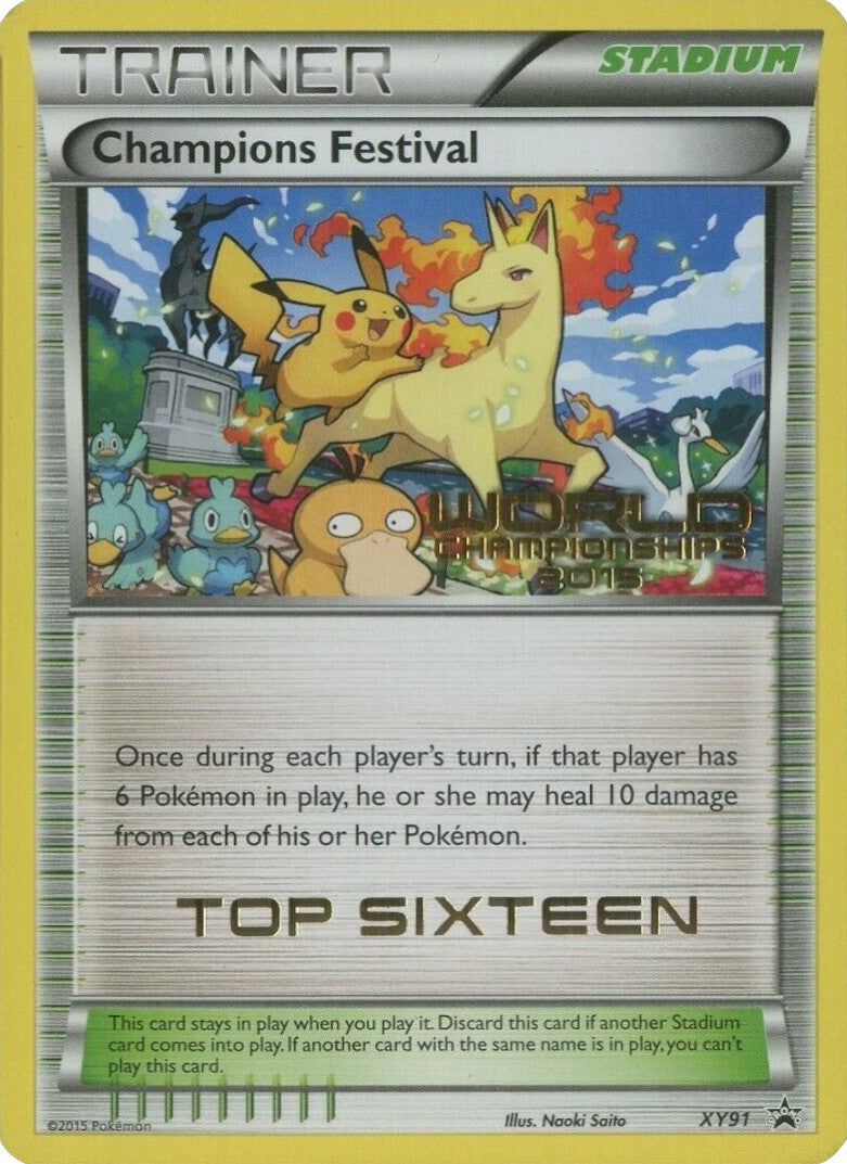 Champions Festival (XY91) (2015 Top Sixteen) [XY: Black Star Promos] | Good Games Cannington