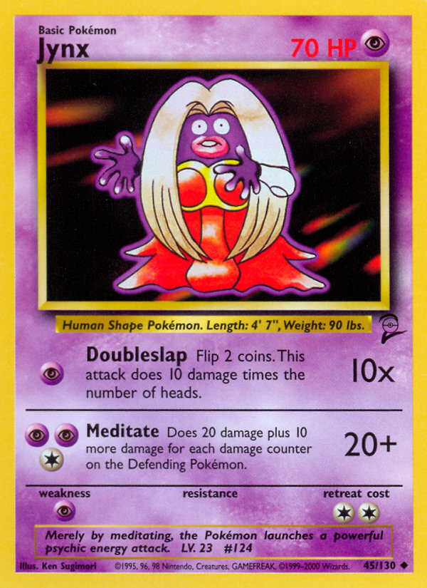 Jynx (45/130) [Base Set 2] | Good Games Cannington