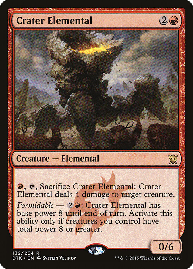Crater Elemental 132/264 (Dragons of Tarkir)  | Good Games Cannington