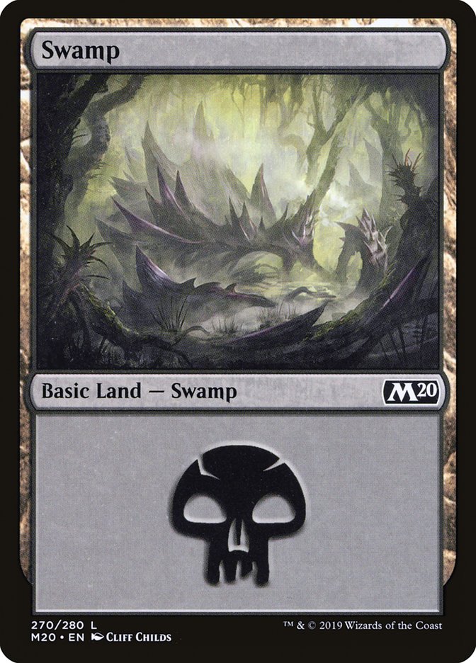 Swamp (270) [Core Set 2020] | Good Games Cannington