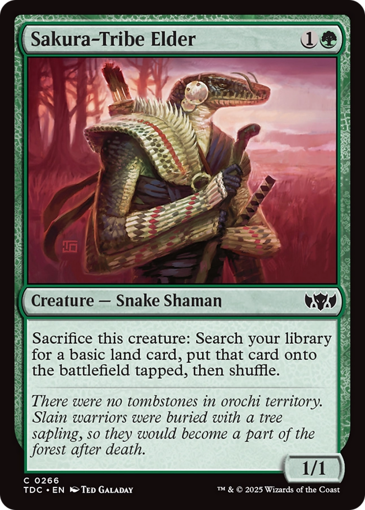 Sakura-Tribe Elder [Tarkir: Dragonstorm Commander] | Good Games Cannington