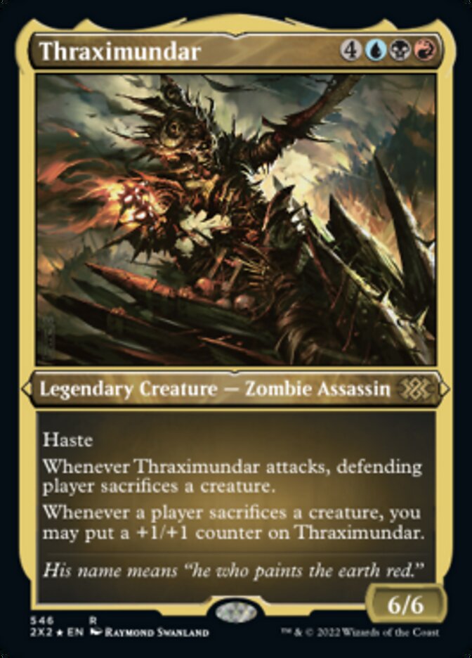 Thraximundar (Foil Etched) [Double Masters 2022] | Good Games Cannington