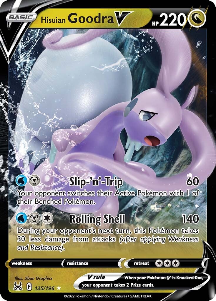 Hisuian Goodra V (135/196) [Sword & Shield: Lost Origin] | Good Games Cannington