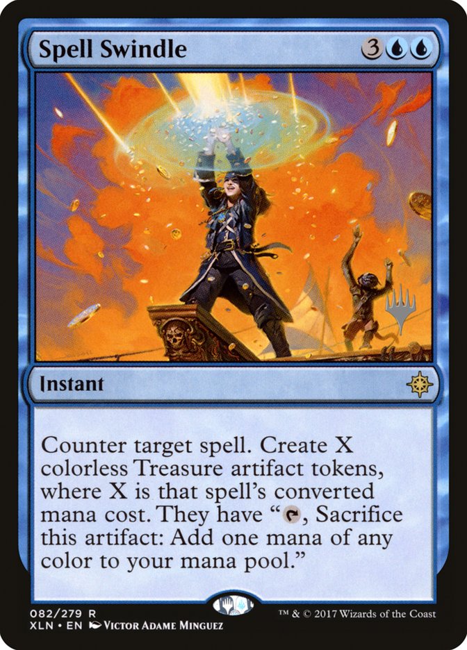 Spell Swindle (Promo Pack) [Ixalan Promos] | Good Games Cannington
