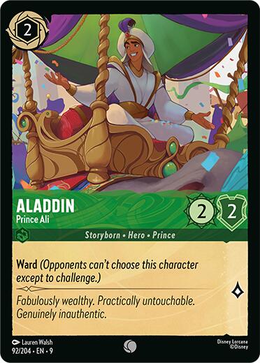Aladdin - Prince Ali (92/204) [Fabled] | Good Games Cannington