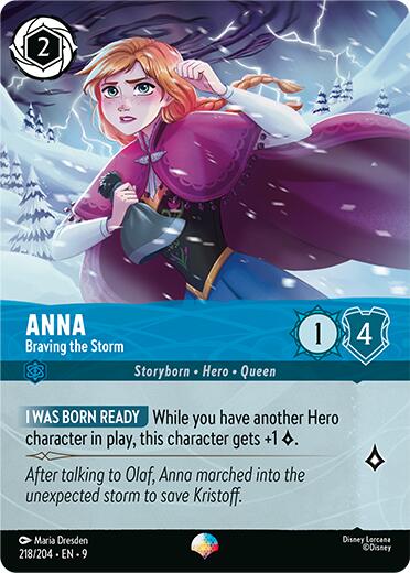 Anna - Braving the Storm (Epic) (218/204) [Fabled] | Good Games Cannington