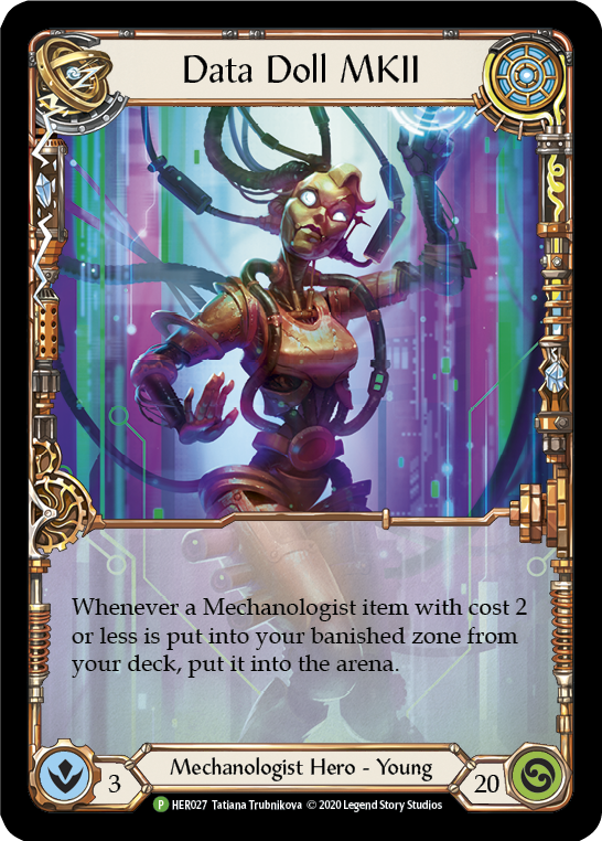 Data Doll MKII [HER027] (Promo)  Cold Foil | Good Games Cannington