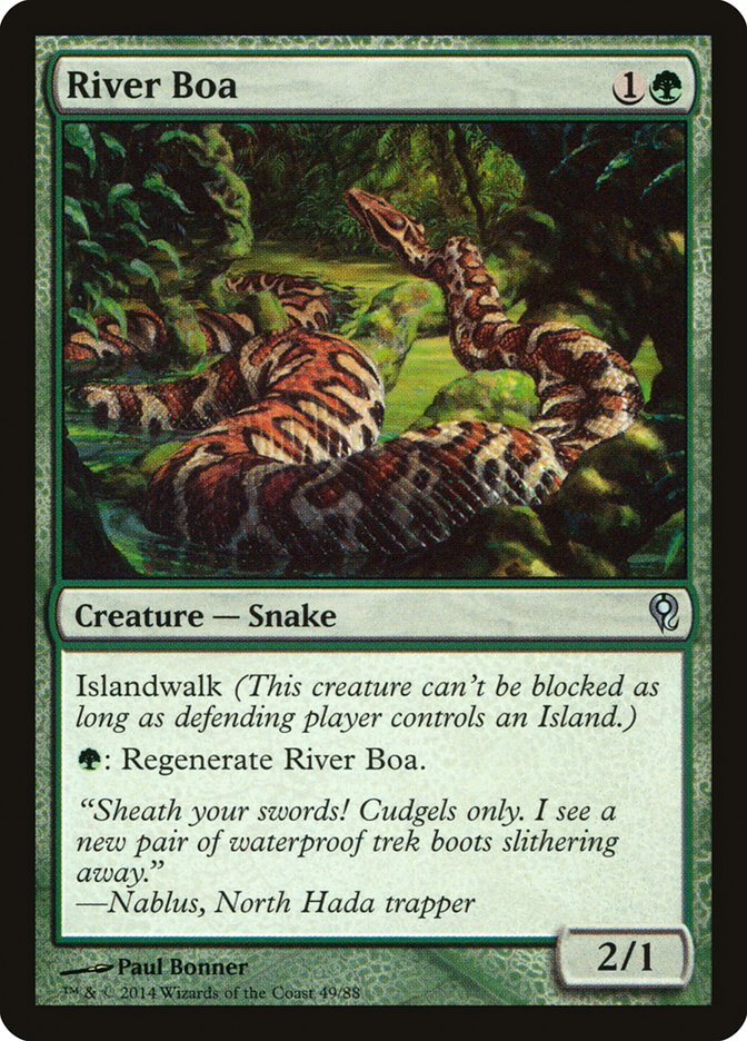 River Boa [Duel Decks: Jace vs. Vraska] | Good Games Cannington