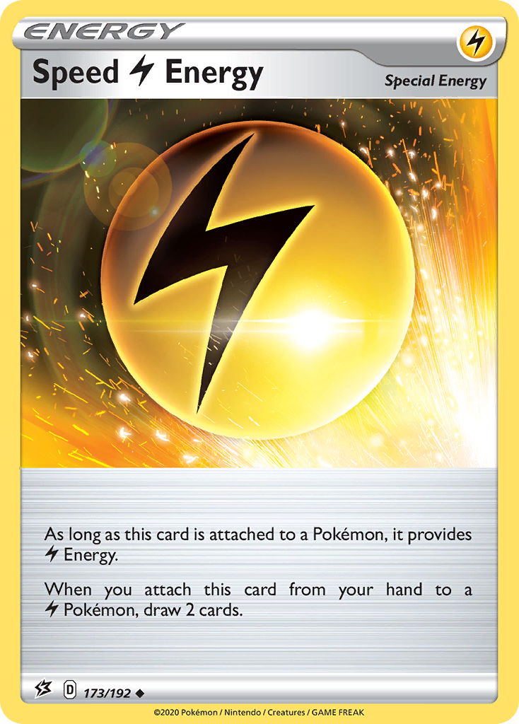Speed Lightning Energy (173/192) [Sword & Shield: Rebel Clash] | Good Games Cannington