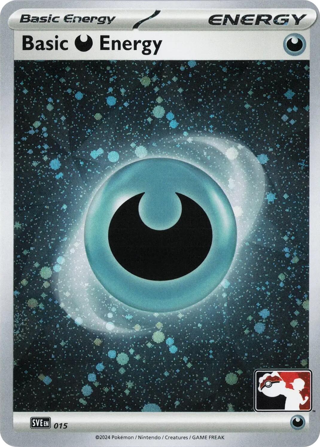 Basic Darkness Energy (015) (Cosmos Holo) [Prize Pack Series Seven] | Good Games Cannington