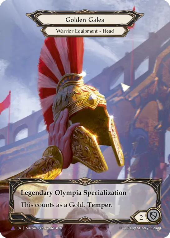 Golden Galea (Marvel) [SUP247] (Super Slam)  Cold Foil | Good Games Cannington