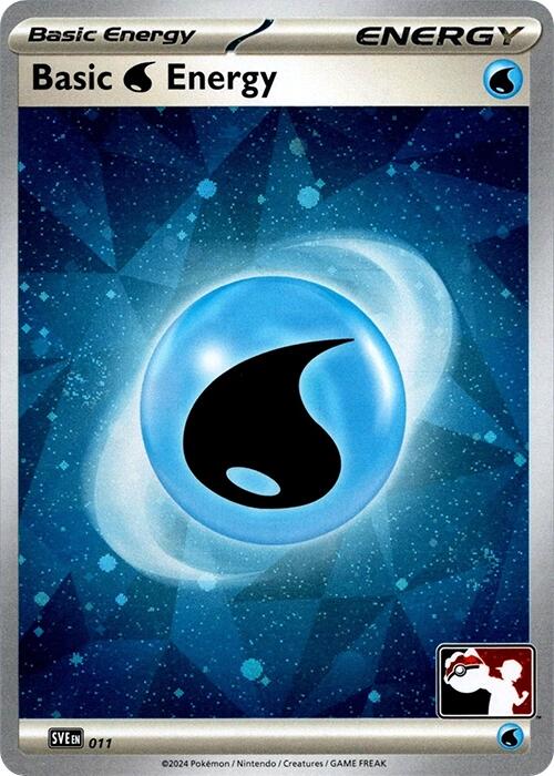 Basic Water Energy (011) (Cosmos Holo) [Prize Pack Series Seven] | Good Games Cannington