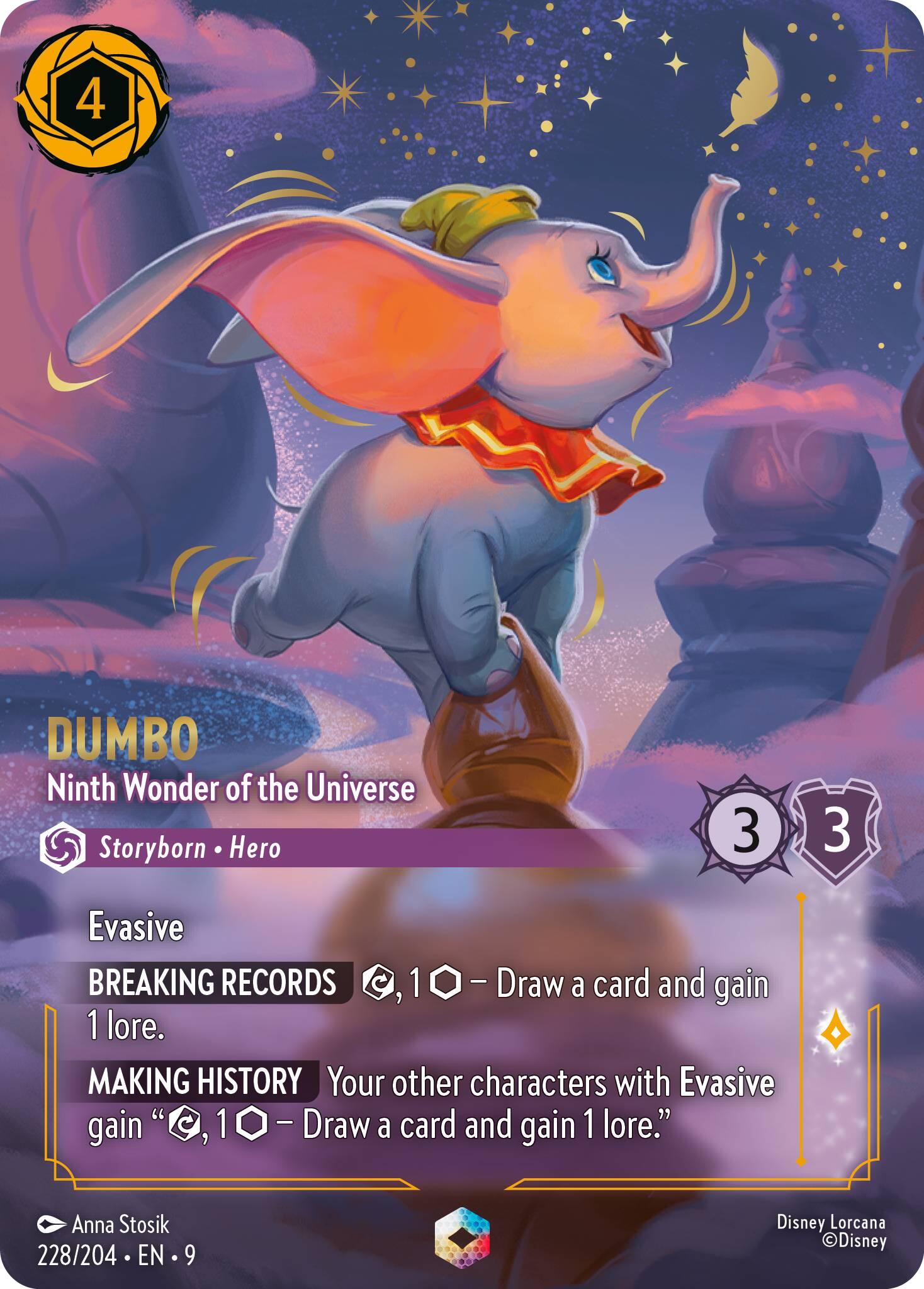 Dumbo - Ninth Wonder of the Universe (Enchanted) (228/204) [Fabled] | Good Games Cannington