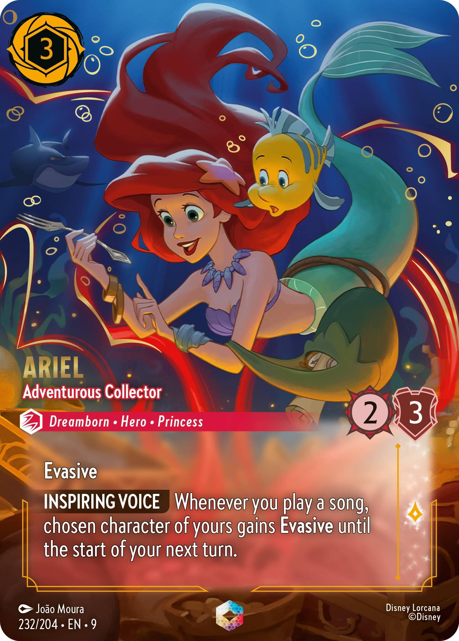 Ariel - Adventurous Collector (Enchanted) (232/204) [Fabled] | Good Games Cannington