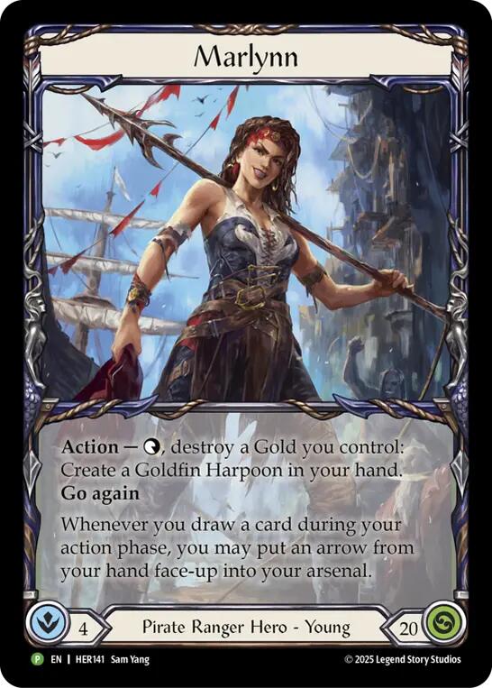Marlynn [HER141] (Promo)  Rainbow Foil | Good Games Cannington