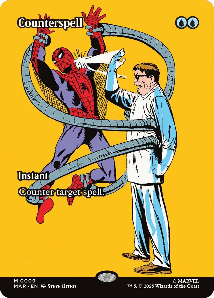 Counterspell (Borderless) [Marvel's Spider-Man: Eternal-Legal] | Good Games Cannington