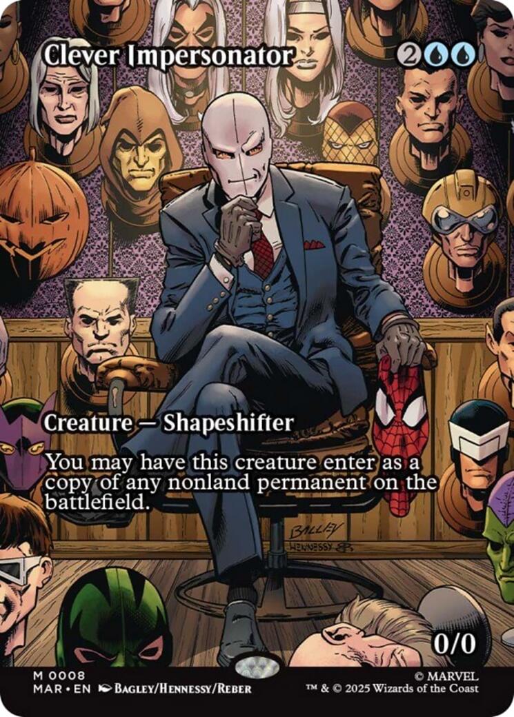 Clever Impersonator (Borderless) [Marvel's Spider-Man: Eternal-Legal] | Good Games Cannington
