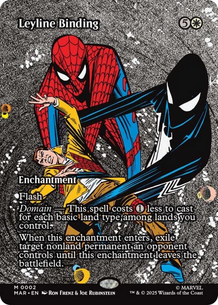 Leyline Binding (Borderless) [Marvel's Spider-Man: Eternal-Legal] | Good Games Cannington