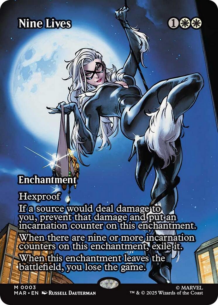 Nine Lives (Borderless) [Marvel's Spider-Man: Eternal-Legal] | Good Games Cannington