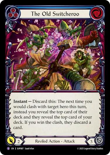 The Old Switcheroo [SUP087] (Super Slam)  Rainbow Foil | Good Games Cannington