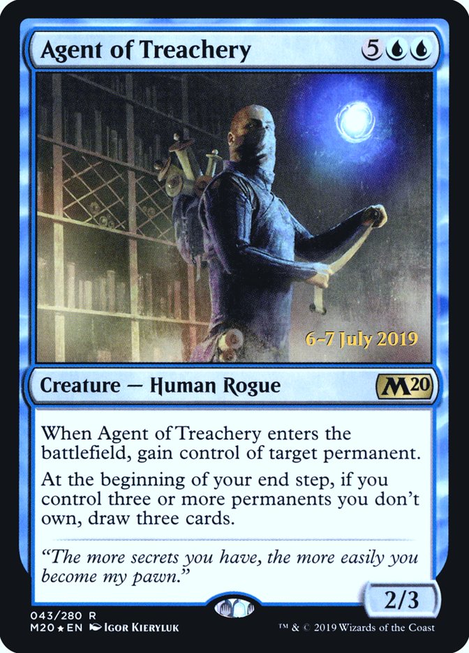 Agent of Treachery [Core Set 2020 Prerelease Promos] | Good Games Cannington