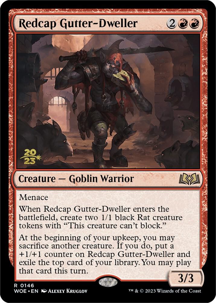 Redcap Gutter Dweller 146s/200 (Prerelease Cards)  - Foil | Good Games Cannington