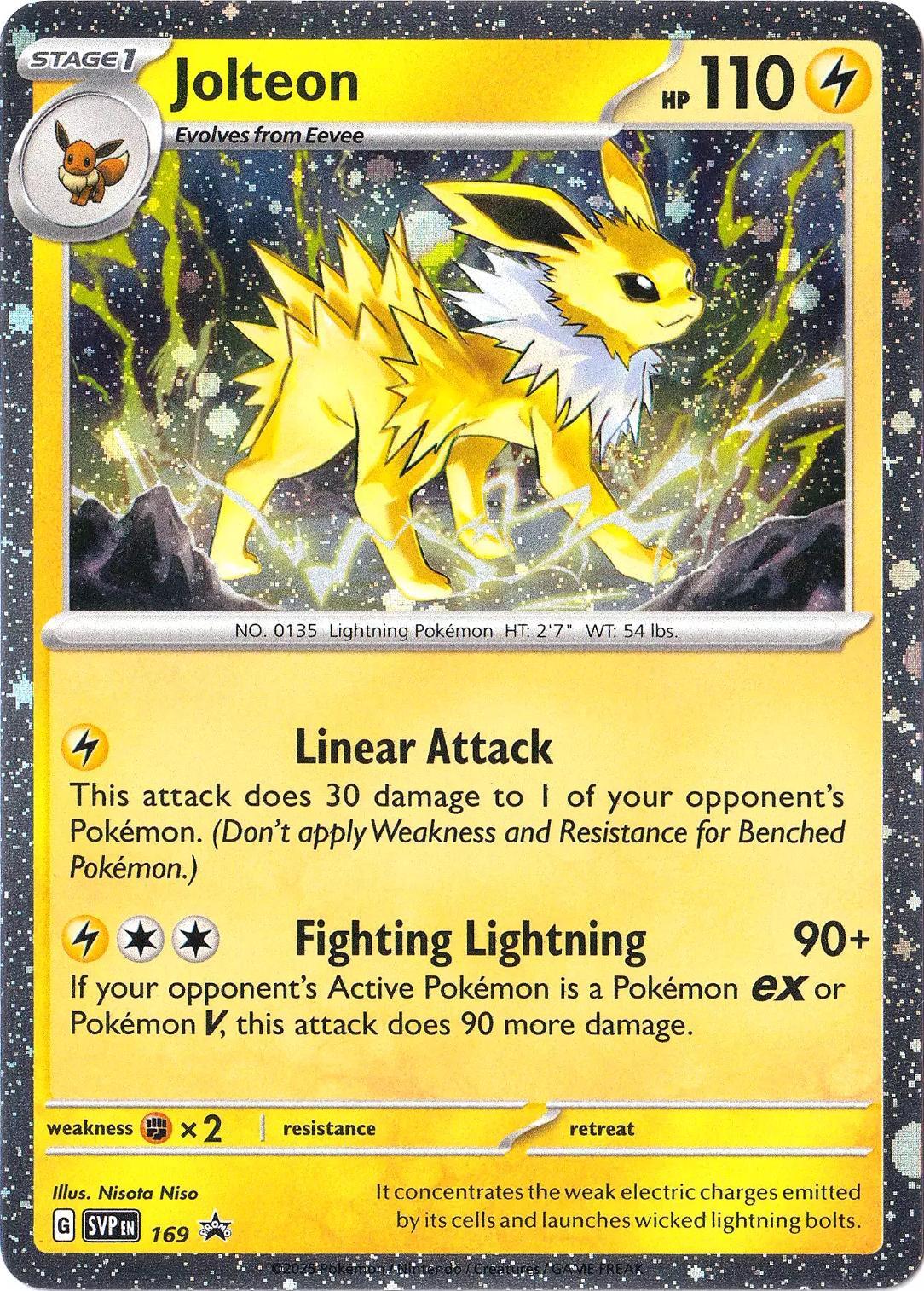 Jolteon (169) (Cosmos Holo) [Scarlet & Violet: Black Star Promos] | Good Games Cannington