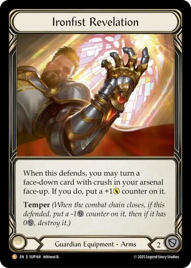 Ironfist Revelation [SUP168] (Super Slam)  Rainbow Foil | Good Games Cannington