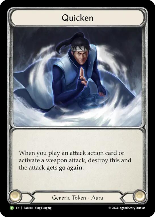 Quicken (FAB281) [FAB281] (Promo)  Cold Foil | Good Games Cannington