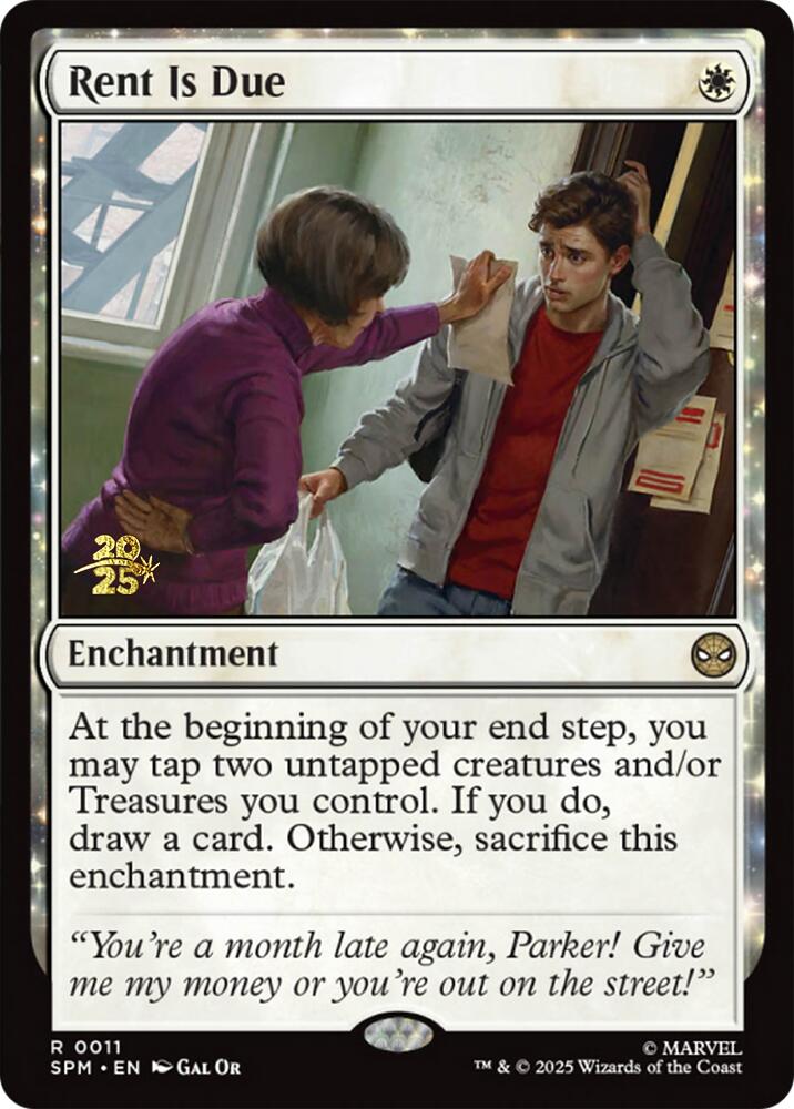 Rent Is Due [Marvel's Spider-Man Prerelease Promos] | Good Games Cannington