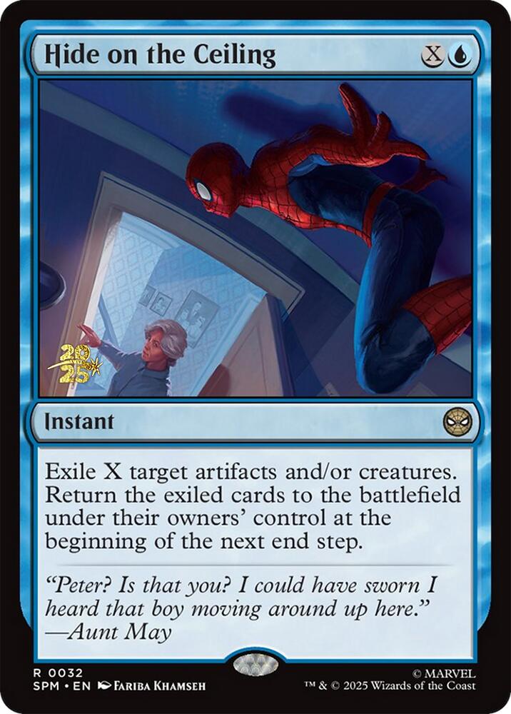 Hide on the Ceiling [Marvel's Spider-Man Prerelease Promos] | Good Games Cannington
