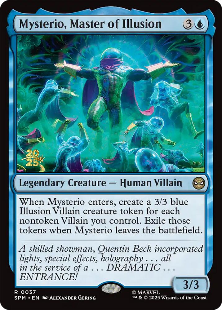 Mysterio, Master of Illusion [Marvel's Spider-Man Prerelease Promos] | Good Games Cannington
