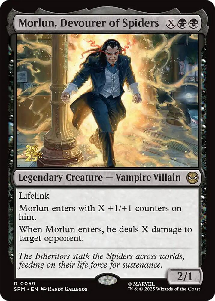 Morlun, Devourer of Spiders [Marvel's Spider-Man Prerelease Promos] | Good Games Cannington