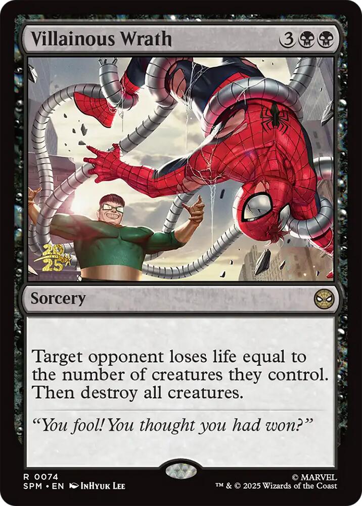 Villainous Wrath [Marvel's Spider-Man Prerelease Promos] | Good Games Cannington