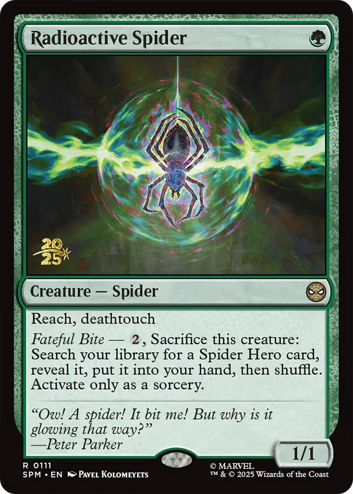 Radioactive Spider [Marvel's Spider-Man Prerelease Promos] | Good Games Cannington