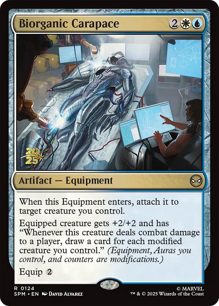 Biorganic Carapace [Marvel's Spider-Man Prerelease Promos] | Good Games Cannington