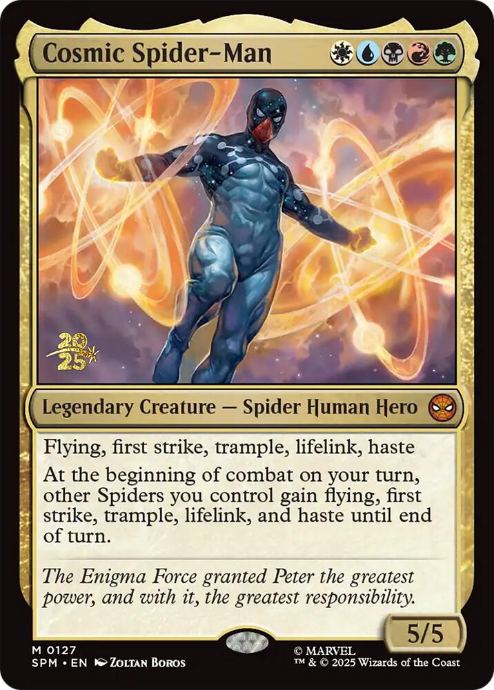 Cosmic Spider-Man [Marvel's Spider-Man Prerelease Promos] | Good Games Cannington